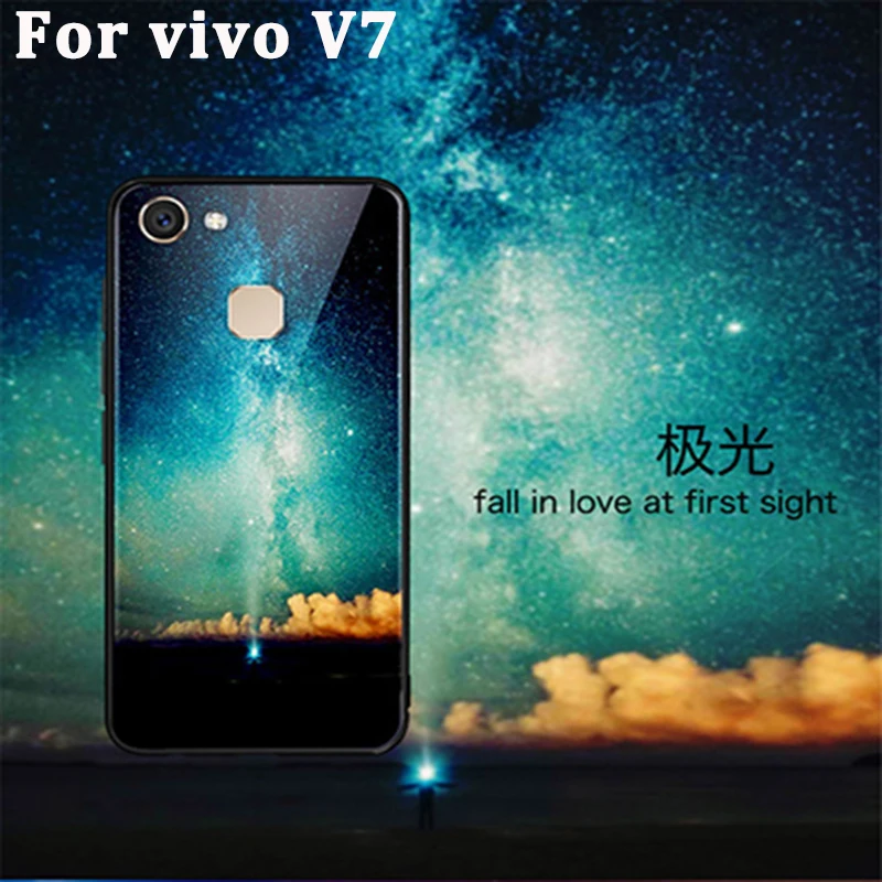 Fashion Tempered Glass Back Case For vivo V7 Protective Cases For vivo V 7 case shell cover For vivoV7 oque fundas For vivo V7
Fashion Tempered Glass Back Case For vivo V7 Protective Cases For vivo V 7 case shell cover For vivoV7 oque fundas For vivo V7