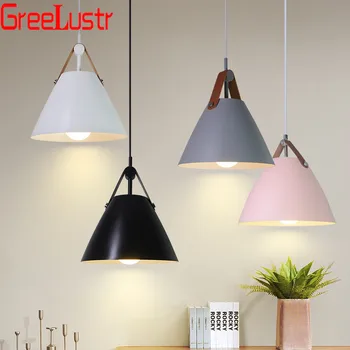Nordic Colorful Aluminum Lampshade Pendant Lamp for Restaurant Coffee Bar E27 Pendant Light Home Decor creative lighting fixture
Nordic Colorful Aluminum Lampshade Pendant Lamp for Restaurant Coffee Bar E27 Pendant Light Home Decor creative lighting fixture