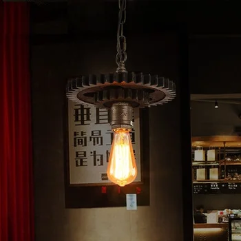 Loft Decor Edison Industrial Vintage Pendant Light Wood Wrought Wheels Droplight Dining Room Hanging Lamp Pendant Lighting
Loft Decor Edison Industrial Vintage Pendant Light Wood Wrought Wheels Droplight Dining Room Hanging Lamp Pendant Lighting