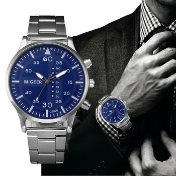 Relogios Masculino Fashion Man Crystal Stainless Steel Analog Quartz Wrist Watch Saat Erkekler Military Watch
Relogios Masculino Fashion Man Crystal Stainless Steel Analog Quartz Wrist Watch Saat Erkekler Military Watch