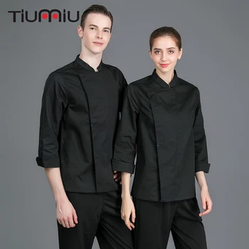 New Long Sleeve Winter Chef Coat Restaurant Cooking Clothing Stand Collar Work Uniform Waiter Jacket Coffee Shop Chef Uniform
New Long Sleeve Winter Chef Coat Restaurant Cooking Clothing Stand Collar Work Uniform Waiter Jacket Coffee Shop Chef Uniform