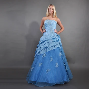Light Sky Blue Vestidos De Debutantes De 15 Anos Quinceanera Dresses Strapless Ruched Skirt Puffy Ball Gowns Appliques Beading
Light Sky Blue Vestidos De Debutantes De 15 Anos Quinceanera Dresses Strapless Ruched Skirt Puffy Ball Gowns Appliques Beading