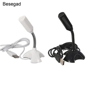 Besegad Mini USB Desktop Microphone Mikrofon Microfone Mic with Stand Holder for Computer Laptop Notebook Tablet KTV Conference
Besegad Mini USB Desktop Microphone Mikrofon Microfone Mic with Stand Holder for Computer Laptop Notebook Tablet KTV Conference