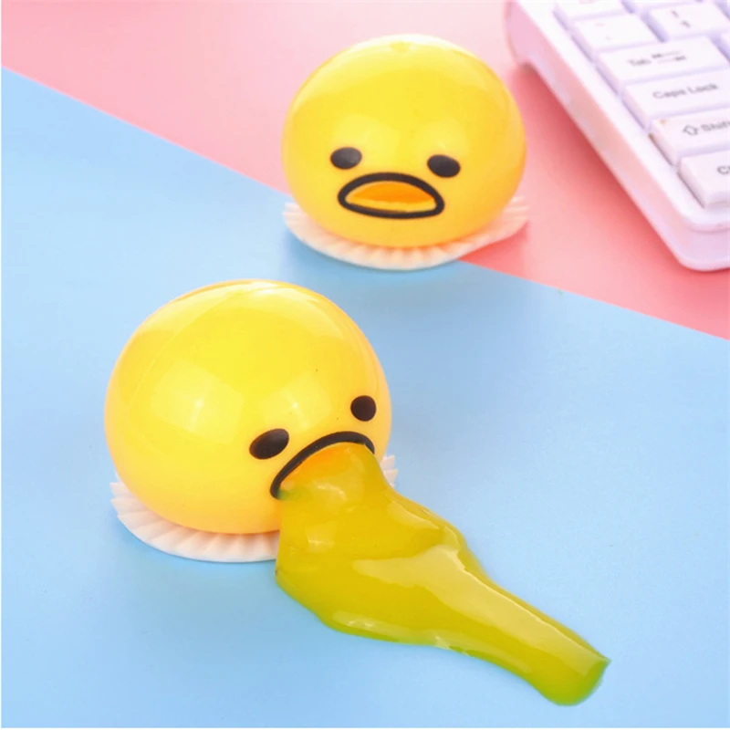 Hot Sale Squishy Vomitive Egg Yolk Anti Stress Relief Toy Vomit Lazy Egg Joke Squeeze Toys Funny Gag Jokes Gifts Dropshipping
Hot Sale Squishy Vomitive Egg Yolk Anti Stress Relief Toy Vomit Lazy Egg Joke Squeeze Toys Funny Gag Jokes Gifts Dropshipping