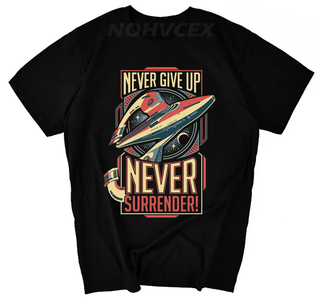 star trek Star Trek Never Give Up Never Surrender DIY men's short sleeve T-shirt cotton Round collar 007 film and television
star trek Star Trek Never Give Up Never Surrender DIY men's short sleeve T-shirt cotton Round collar 007 film and television