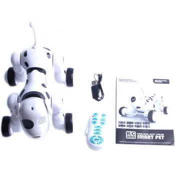 HOT SALE Wireless remote control smart robot dog Wang Xing electric dog early education educational toys for children(White)
HOT SALE Wireless remote control smart robot dog Wang Xing electric dog early education educational toys for children(White)