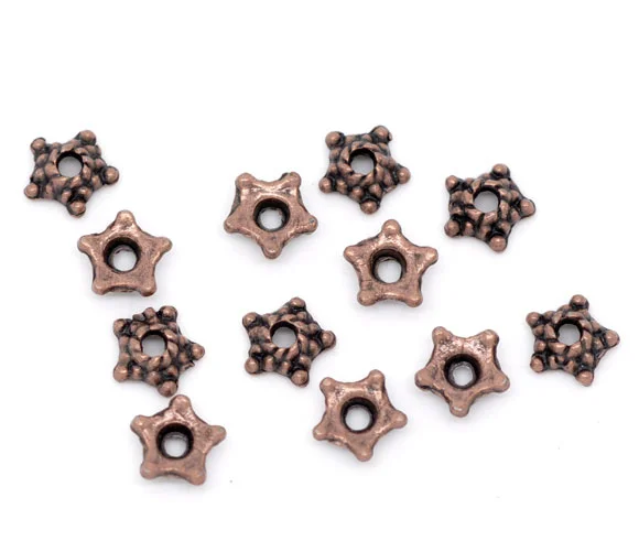 Doreen Box Lovely 500 Copper Tone Star Bead Caps Findings 5mm(fit 8-14mm) (B09944)
Doreen Box Lovely 500 Copper Tone Star Bead Caps Findings 5mm(fit 8-14mm) (B09944)