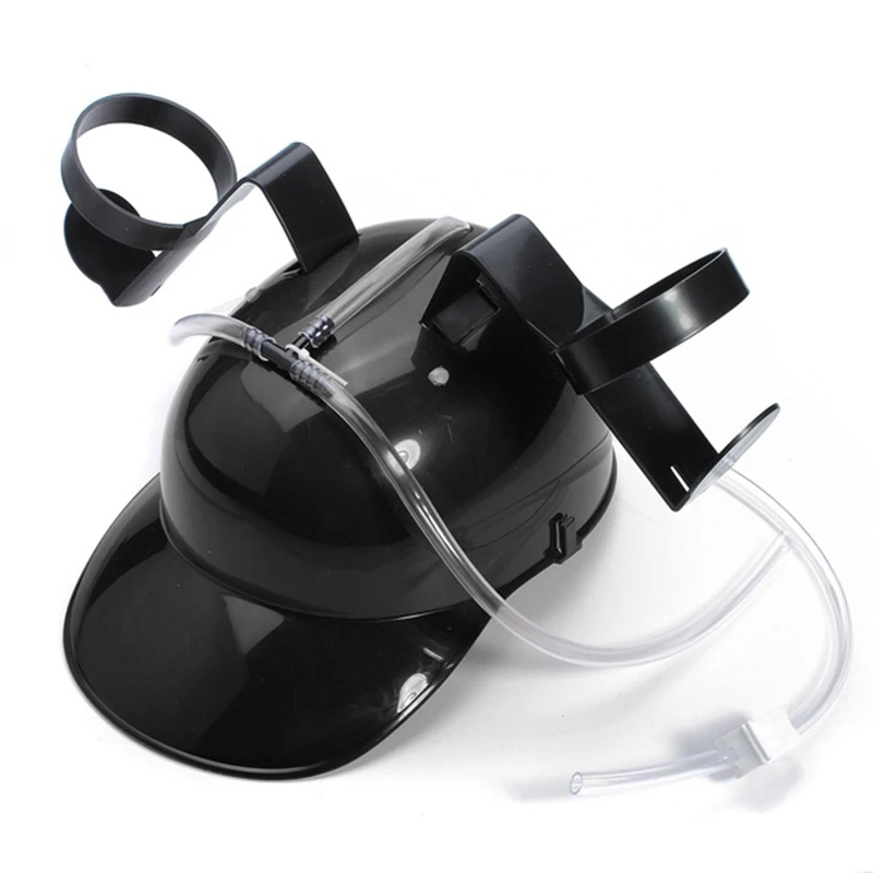 Adjustable Fun Unique Party Game Beer Soda Can Straw Holder Drinking Hard Hat Helmet Black
Adjustable Fun Unique Party Game Beer Soda Can Straw Holder Drinking Hard Hat Helmet Black