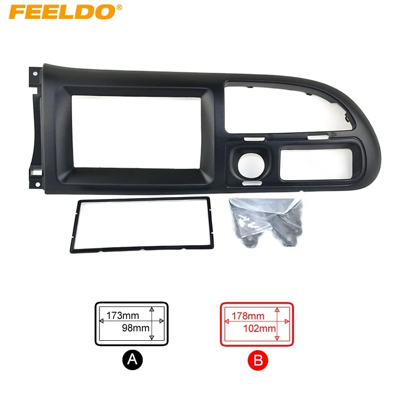 

FEELDO Car CD Radio Stereo Fascia Panel Frame Adaptor Fitting Kit For Ford Transit(2006-2013) #3988