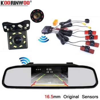 Koorinwoo Parktronic Original 16mm LCD Screen Monitor Car Parking Sensor Rear view Camera Reverse Step-up Buzzer Indicator Black
Koorinwoo Parktronic Original 16mm LCD Screen Monitor Car Parking Sensor Rear view Camera Reverse Step-up Buzzer Indicator Black