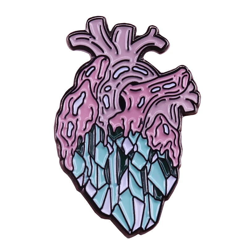 Anatomical pastel heart badge body organ brooch weird Goth art pin medical jewelry doctor nurses gift
Anatomical pastel heart badge body organ brooch weird Goth art pin medical jewelry doctor nurses gift