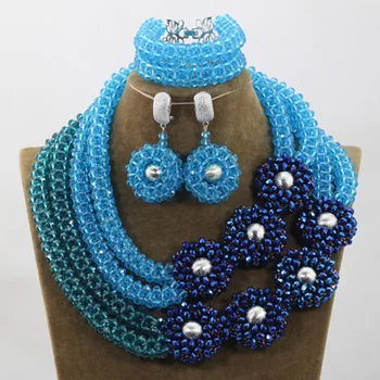 light Sky Blue Crystal New Design Jewelry Nigerian African Wedding Bridal/Women Beads Necklace Jewelry Set Free Shipping ANJ279
light Sky Blue Crystal New Design Jewelry Nigerian African Wedding Bridal/Women Beads Necklace Jewelry Set Free Shipping ANJ279