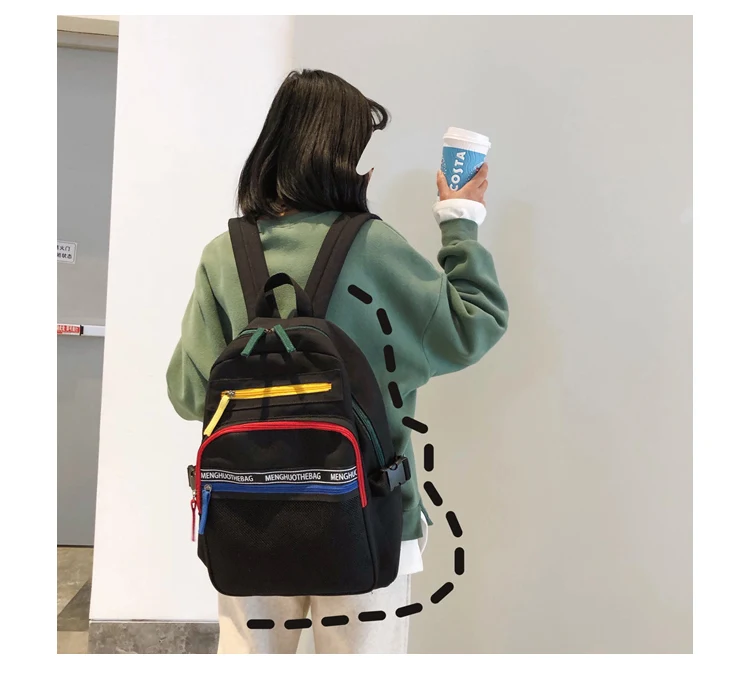 Menghuo 2019 Women Men Canvas Backpacks Large School Bags for Teenager Girls Travel Laptop Backbag Mochila Rucksack Big Capacity_25
