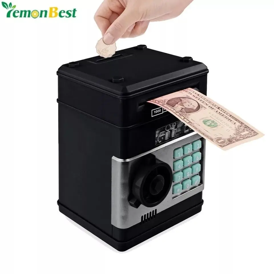 Electronic Piggy Bank ATM Password Money Box Cash Coins Saving Box ATM Bank Safe Box Automatic Deposit Banknote Christmas Gift
Electronic Piggy Bank ATM Password Money Box Cash Coins Saving Box ATM Bank Safe Box Automatic Deposit Banknote Christmas Gift