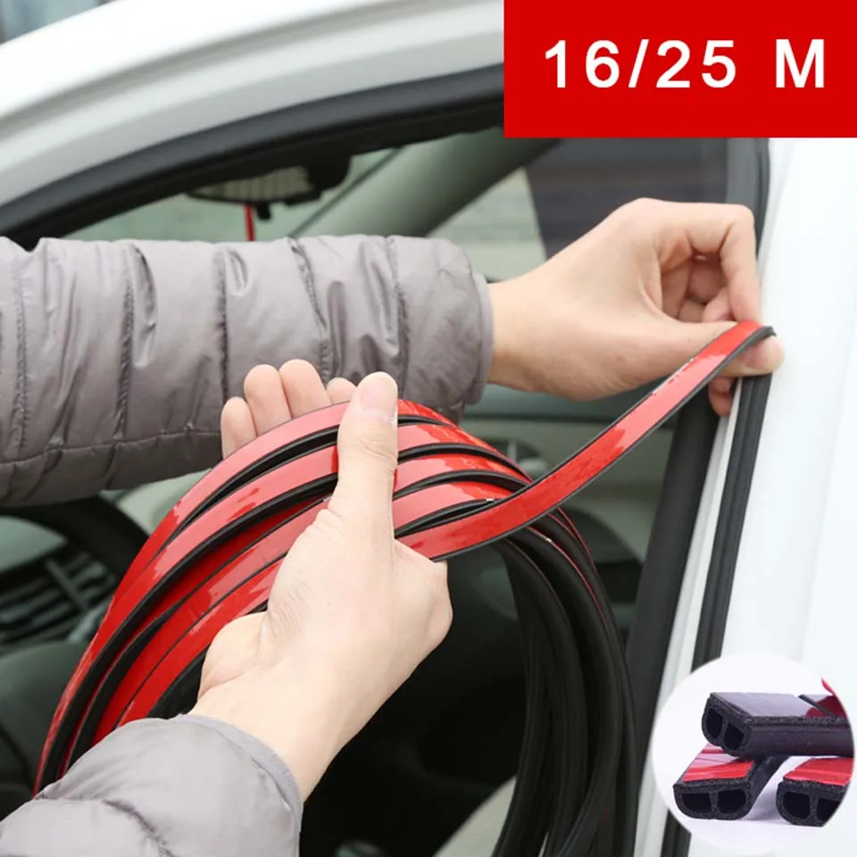 25M Self Adhesive Automotive Rubber Seal Strip for Car Door Seal Strips Sticker B Shape Soundproof Dustproof Weatherstrip
25M Self Adhesive Automotive Rubber Seal Strip for Car Door Seal Strips Sticker B Shape Soundproof Dustproof Weatherstrip