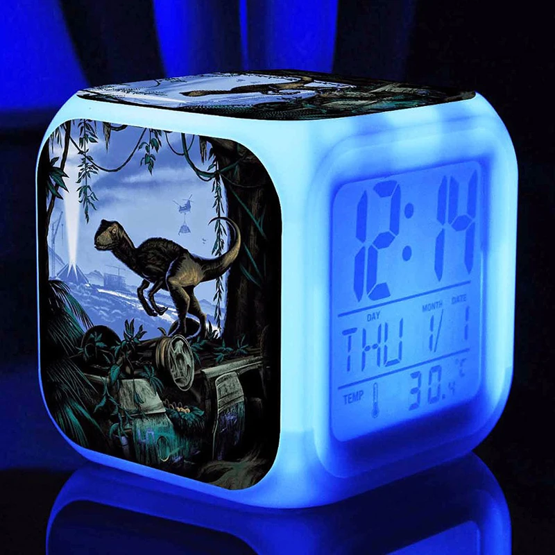Dinosaur Alarm Clock Kids with Snooze Function 3D Decoration Cartoon Electronic Watch Multifunction Digital LED Table Clock Kids
Dinosaur Alarm Clock Kids with Snooze Function 3D Decoration Cartoon Electronic Watch Multifunction Digital LED Table Clock Kids