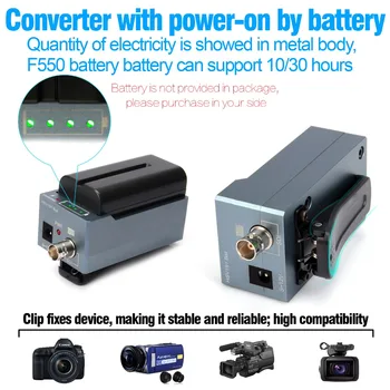 HSV191Bat HDMI to SDI Converter with Battery Charging 1080p Mini HDMI to SD-SDI/HD-SDI/3G-SDI Adapter Converter
HSV191Bat HDMI to SDI Converter with Battery Charging 1080p Mini HDMI to SD-SDI/HD-SDI/3G-SDI Adapter Converter