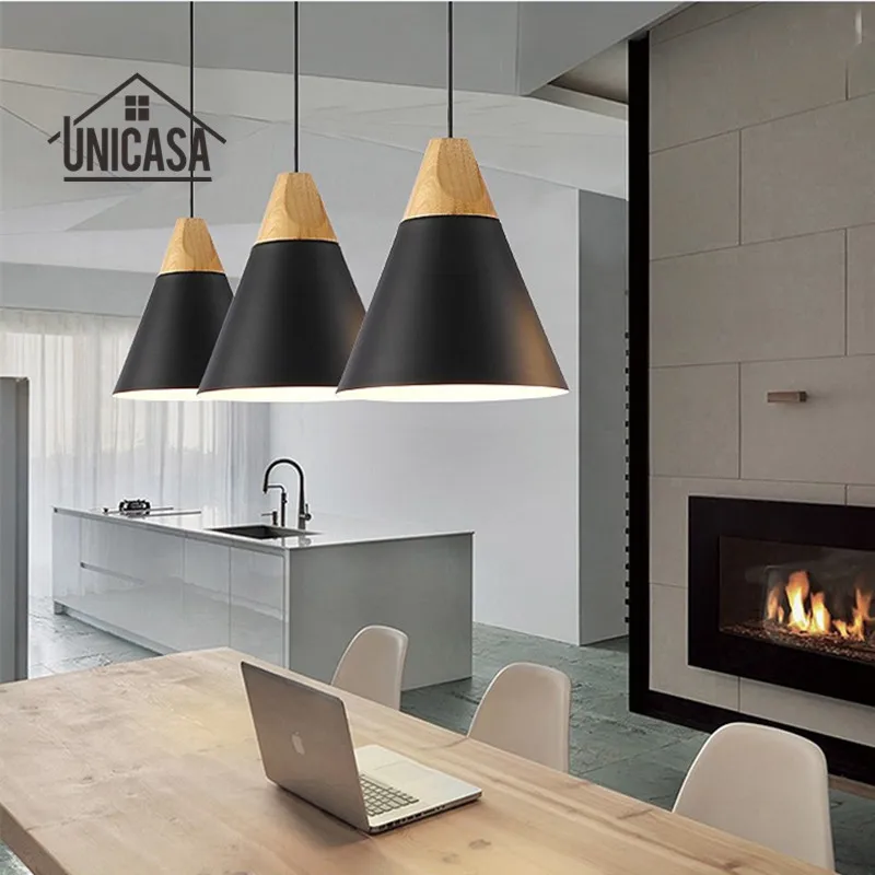 Vintage Wood Pendant Lights Modern Black Aluminum Mini Lighting Fixture Kitchen Island Office Hotel Antique Pendant Ceiling Lamp
Vintage Wood Pendant Lights Modern Black Aluminum Mini Lighting Fixture Kitchen Island Office Hotel Antique Pendant Ceiling Lamp