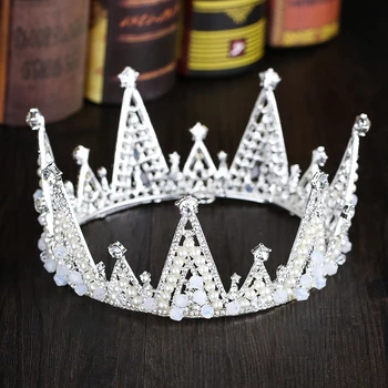 Tiaras And Crowns Luxury Pearl Princess Pageant Engagement Wedding Hair Accessories For Bridal Jewelry Shine Crystal
Tiaras And Crowns Luxury Pearl Princess Pageant Engagement Wedding Hair Accessories For Bridal Jewelry Shine Crystal