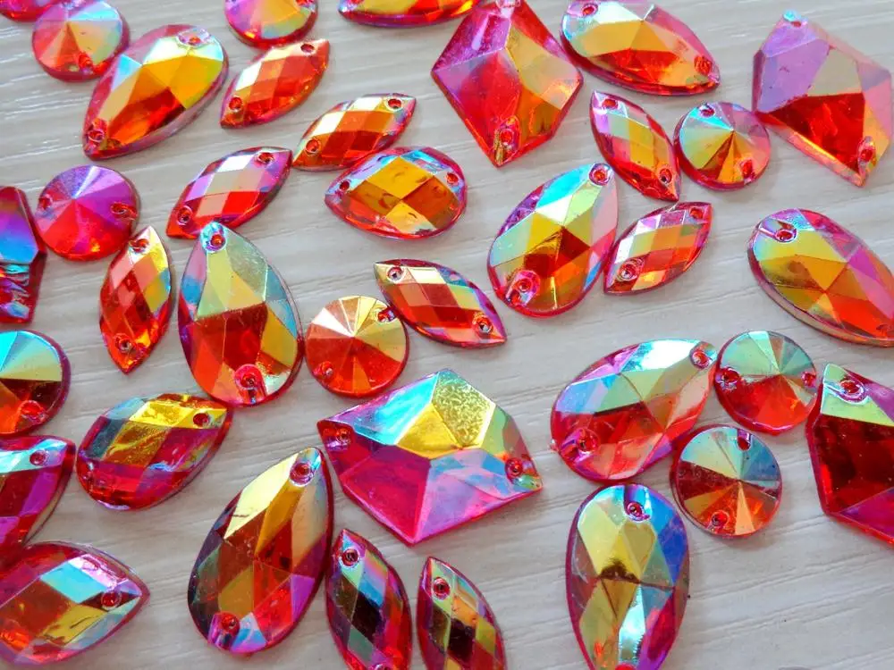 300pcs mixed loading shape size sew on rhinestones Red AB colour Acrylic Crystal loose Beads hand sewing strass for dress
300pcs mixed loading shape size sew on rhinestones Red AB colour Acrylic Crystal loose Beads hand sewing strass for dress