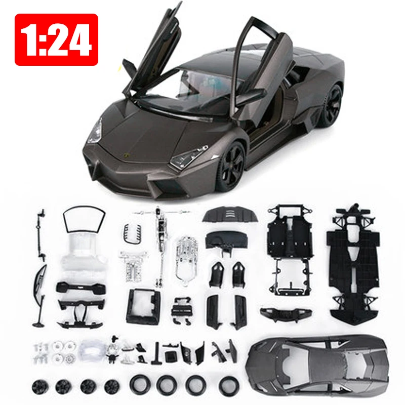 DIY Assembly Cars Reventon Alloy Car Simulation Model 1:24 Bat Sports Car Collection Model Color Box Package Toys Gift
DIY Assembly Cars Reventon Alloy Car Simulation Model 1:24 Bat Sports Car Collection Model Color Box Package Toys Gift