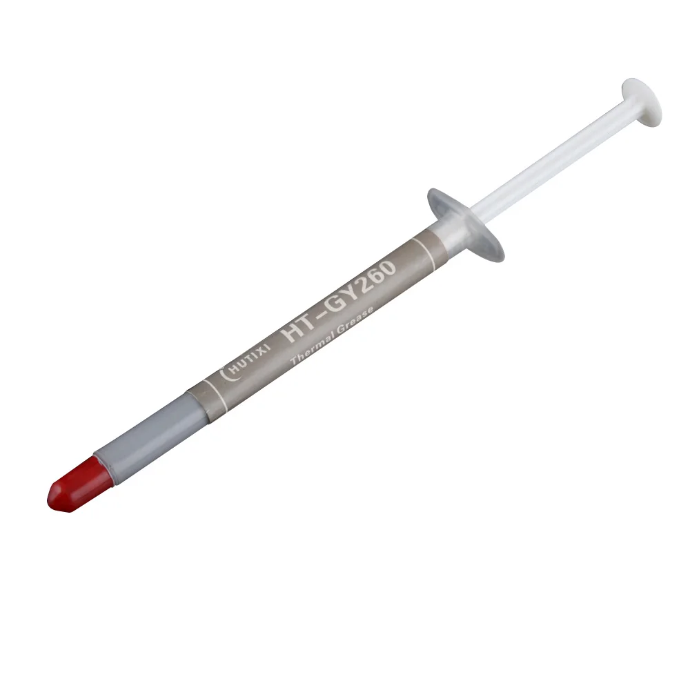 50Pcs/Lot Cooling 1g Silver Thermal Grease Paste CPU Heatsink Silver Compound #21013
50Pcs/Lot Cooling 1g Silver Thermal Grease Paste CPU Heatsink Silver Compound #21013