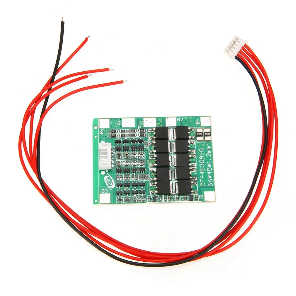 1pc Mayitr 4S 14.8V 30A 18650 Li-ion Lithium Battery Cell BMS PCB Protection Board Balance Over Charge Protection Board
1pc Mayitr 4S 14.8V 30A 18650 Li-ion Lithium Battery Cell BMS PCB Protection Board Balance Over Charge Protection Board
