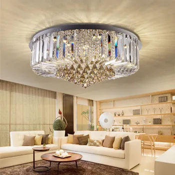 LED Simple Modern Crystal Light Ceiling Lights Round Stainless Steel Living Room Bedroom led Crystal Light fixture ceiling lamps
LED Simple Modern Crystal Light Ceiling Lights Round Stainless Steel Living Room Bedroom led Crystal Light fixture ceiling lamps