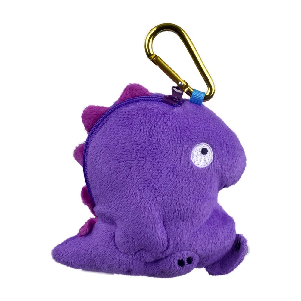 purple keychain coin purse