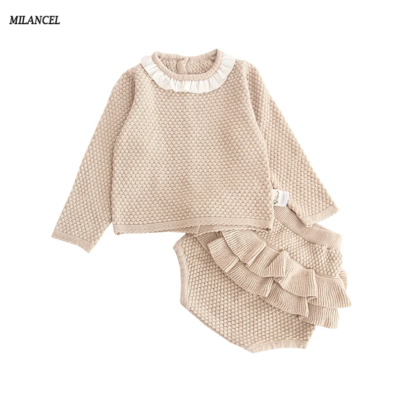 MILANCEL Spring New Baby Girls Clothes Cotton Baby Girls Outfit Ruffle Tops And Bloomer 2 Pcs Baby Clothing Set Newborn Clothes
MILANCEL Spring New Baby Girls Clothes Cotton Baby Girls Outfit Ruffle Tops And Bloomer 2 Pcs Baby Clothing Set Newborn Clothes