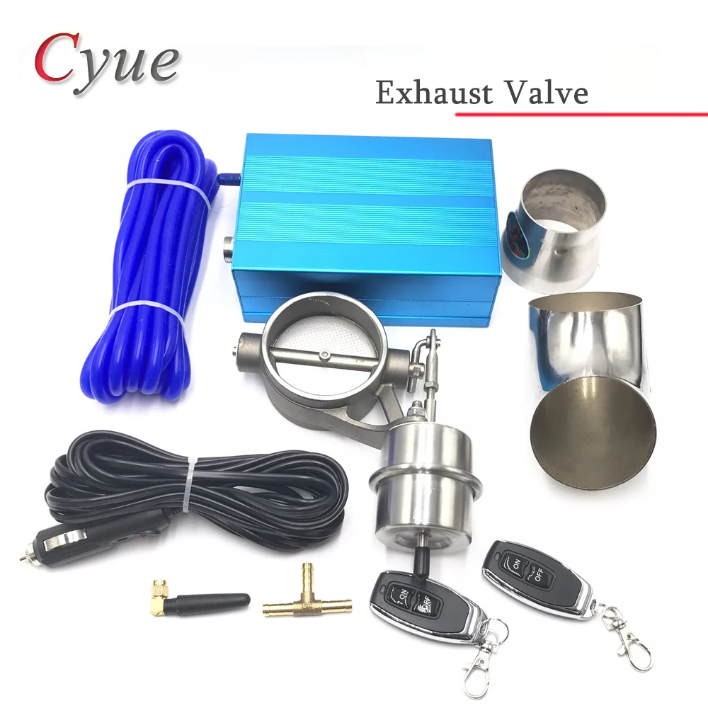 63mm Vaccum Control Exhaust Valve/Cutout Set with Vacuum Pump With Wireless Remote Controller Switch Cut off the exhaust
63mm Vaccum Control Exhaust Valve/Cutout Set with Vacuum Pump With Wireless Remote Controller Switch Cut off the exhaust