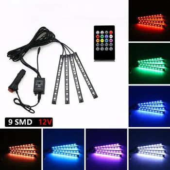 4pcs , Car LED Strip Light RGB Car Interior Floor Atmosphere Neon Strip Lights With Wireless Remote Control Car Charger ST516
4pcs , Car LED Strip Light RGB Car Interior Floor Atmosphere Neon Strip Lights With Wireless Remote Control Car Charger ST516