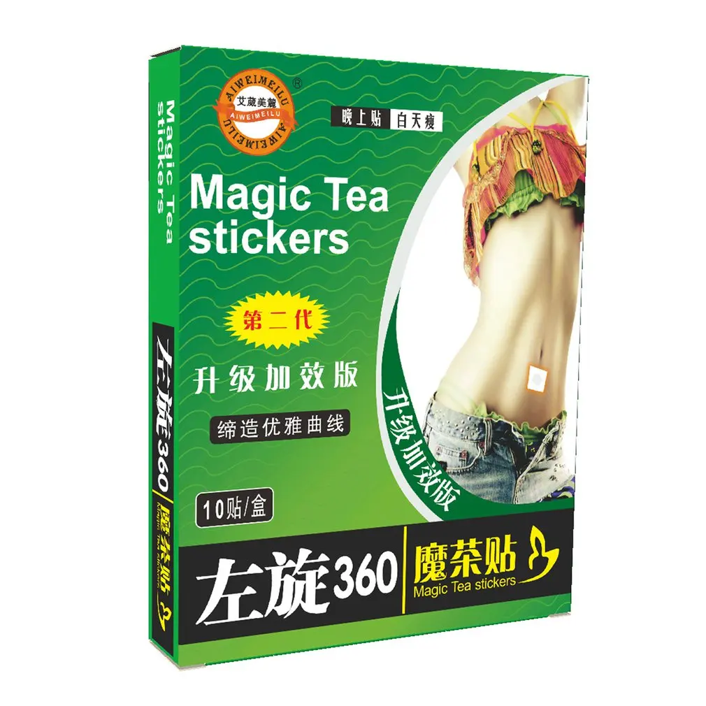 10PCS/SET Chinese Herbal Magic Tea Body Slimming Navel Sticker Patch Thin Body Weight Loss Burning Fat Sleep Slim Patches
10PCS/SET Chinese Herbal Magic Tea Body Slimming Navel Sticker Patch Thin Body Weight Loss Burning Fat Sleep Slim Patches