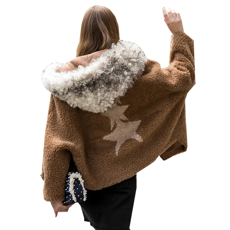 Real Fur Coat Autumn Winter Coat Women Clothes 2018 Hooded Wool Jacket Sheep Shearling Fur Korean Vintage Slim Women Tops ZT1092
Real Fur Coat Autumn Winter Coat Women Clothes 2018 Hooded Wool Jacket Sheep Shearling Fur Korean Vintage Slim Women Tops ZT1092