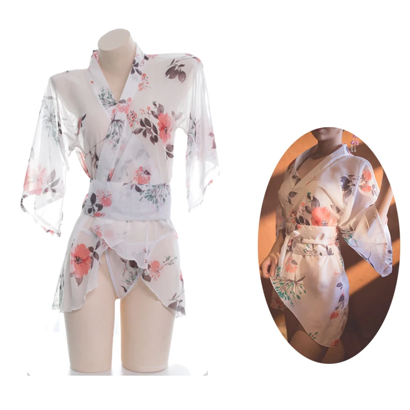 Japanese Sexy kimono Chinese Ink Painting Bathrobe chiffon Lingerie Intimates Underwear Sleepwear Woman cosplay Clothes 3PCS
Japanese Sexy kimono Chinese Ink Painting Bathrobe chiffon Lingerie Intimates Underwear Sleepwear Woman cosplay Clothes 3PCS