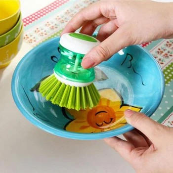 Creative Automatic Hydraulic Pot Brush Liquid Storage Cup Kitchen Boiler Plastic Cleaning Brush Kitchen Cleaner Color Random1011
Creative Automatic Hydraulic Pot Brush Liquid Storage Cup Kitchen Boiler Plastic Cleaning Brush Kitchen Cleaner Color Random1011