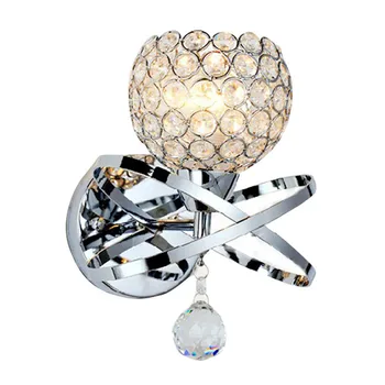 Ball Round Globe Crystal Wall Light Living Corridor Silver Golden Stair Crystal Wall Sconce Bedroom Bedside crystal Wall Lamp
Ball Round Globe Crystal Wall Light Living Corridor Silver Golden Stair Crystal Wall Sconce Bedroom Bedside crystal Wall Lamp