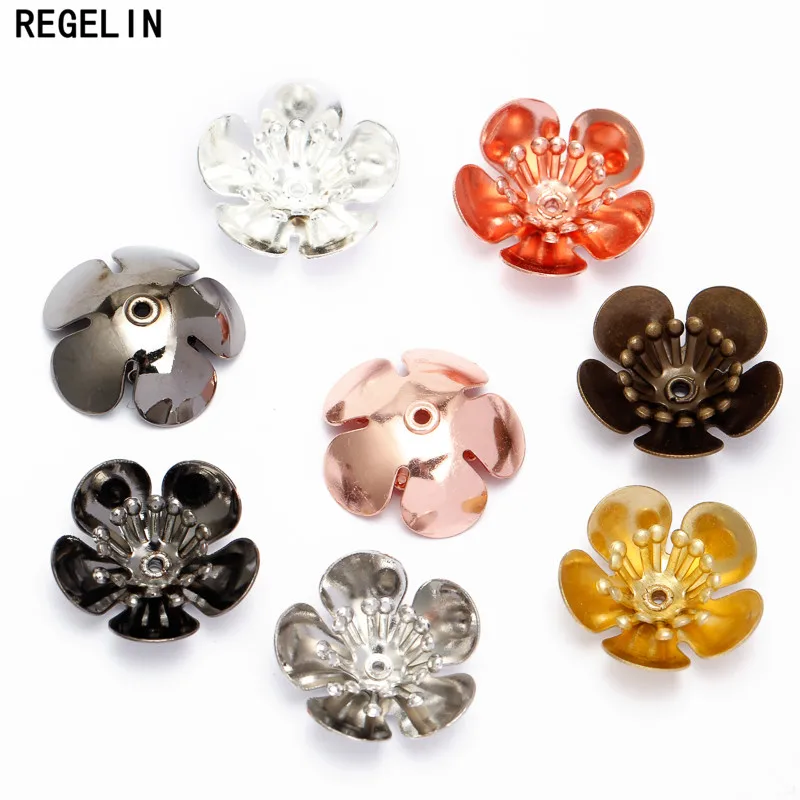 REGELIN 16X6mm Copper Flower Spacer Bead Caps 10pcs Jewelry Making Filigree Loose Bead End Caps DIY Craft Jewelry Making Finding
REGELIN 16X6mm Copper Flower Spacer Bead Caps 10pcs Jewelry Making Filigree Loose Bead End Caps DIY Craft Jewelry Making Finding