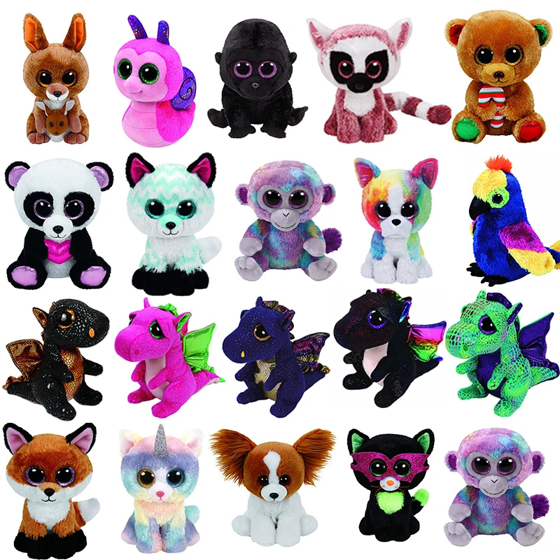 Ty Vaias Beanie Elephant and Stuffed Monkey Toys Doll for Girl Cute Rabbit Fox Owl Animals Unicorn Cat Ladybug Tagged 6 "15 cm
Ty Vaias Beanie Elephant and Stuffed Monkey Toys Doll for Girl Cute Rabbit Fox Owl Animals Unicorn Cat Ladybug Tagged 6 "15 cm