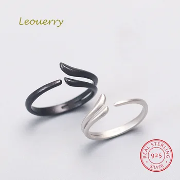 Leouerry *Flying Together* 925 Sterling Silver Couple Rings Simple Wing Shape Opening Rings for Lover Jewelry Gift
Leouerry *Flying Together* 925 Sterling Silver Couple Rings Simple Wing Shape Opening Rings for Lover Jewelry Gift