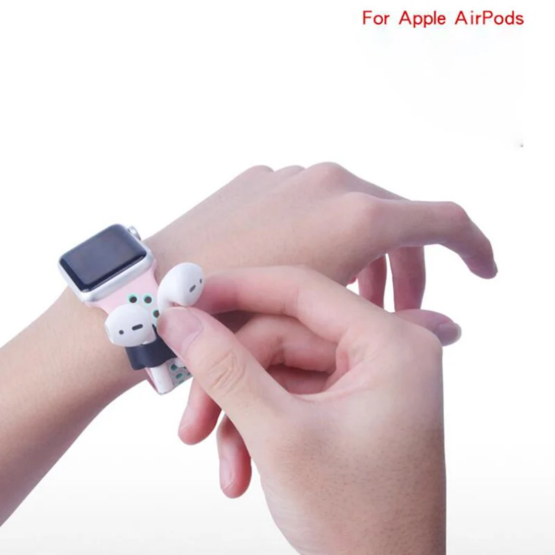 For AirPods Portable Anti-lost Silicone Holder For Apple AirPods Holder for Apple Earphone Storage Case
For AirPods Portable Anti-lost Silicone Holder For Apple AirPods Holder for Apple Earphone Storage Case