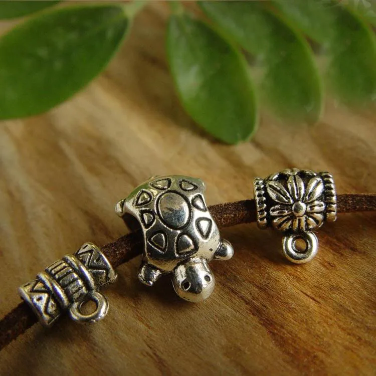 tube beads spacers tibetan silver leather cord pendants connector clasp charms choker necklace European link Chains findings kit
tube beads spacers tibetan silver leather cord pendants connector clasp charms choker necklace European link Chains findings kit