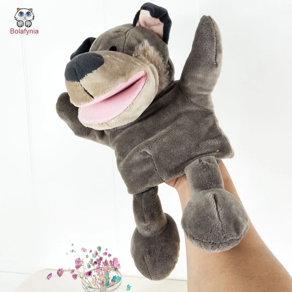 BOLAFYNIA Infant Children Hand Puppet Wolf big mouth animal kids baby plush Stuffed Toy Puppets toys Christmas birthday gift
BOLAFYNIA Infant Children Hand Puppet Wolf big mouth animal kids baby plush Stuffed Toy Puppets toys Christmas birthday gift