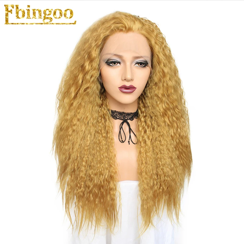 Ebingoo Kinky Curly High Temperature Fiber Perruque 24 Inch Blonde Orange Brown Synthetic Lace Front Wig With Free Part
Ebingoo Kinky Curly High Temperature Fiber Perruque 24 Inch Blonde Orange Brown Synthetic Lace Front Wig With Free Part