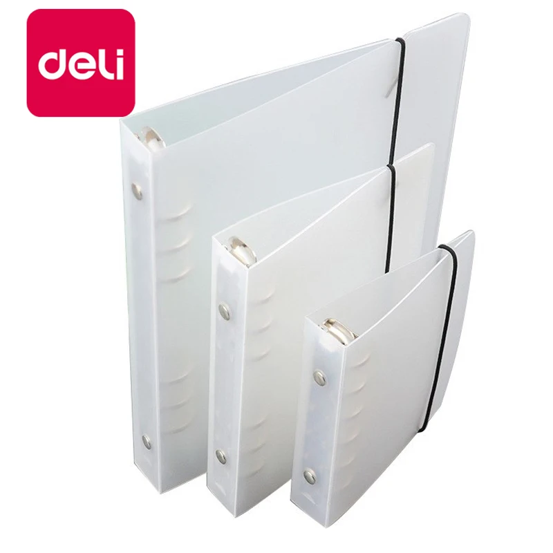 Deli 5PCS A4/A5/A6 PP Transparent Color Plastic Notebook Loose Leaf Ring Binder Clip File Folder Diary Planner Cover Frosted
Deli 5PCS A4/A5/A6 PP Transparent Color Plastic Notebook Loose Leaf Ring Binder Clip File Folder Diary Planner Cover Frosted
