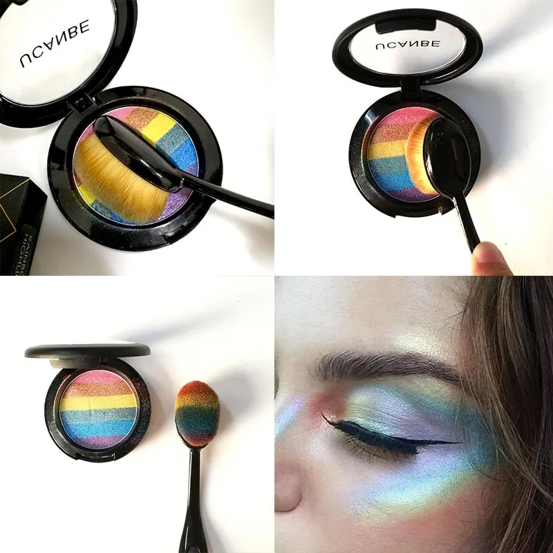 New Rainbow Highlighter Eyeshadow Mineral Sleek Powder 3D Face Makeup Naked Smoky Eye Shadow Bronzer Blush Contour Palette TSLM1 
New Rainbow Highlighter Eyeshadow Mineral Sleek Powder 3D Face Makeup Naked Smoky Eye Shadow Bronzer Blush Contour Palette TSLM1