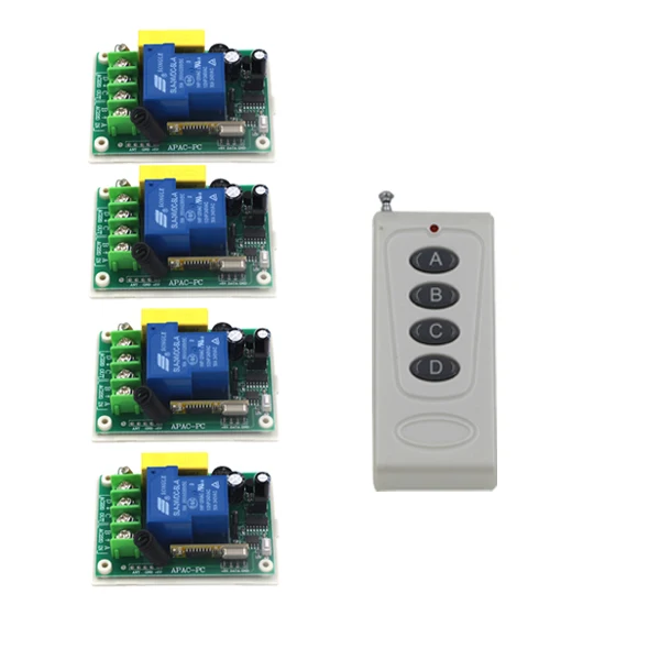 Free Shipping AC220V 30A 3000W RF Wireless Remote Control Switch and remote System For Home light Smart Control SKU: 5518
Free Shipping AC220V 30A 3000W RF Wireless Remote Control Switch and remote System For Home light Smart Control SKU: 5518