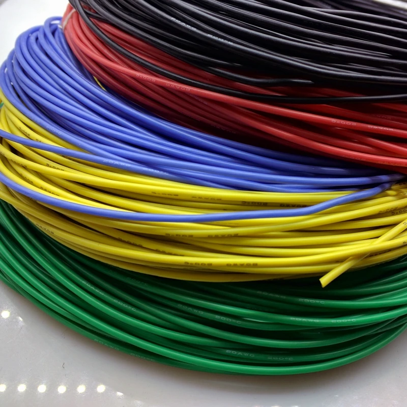 20AWG soft high temperature silicone wire 0.08mmx100 core wire High Temperature Tinned copper UL VW-1
20AWG soft high temperature silicone wire 0.08mmx100 core wire High Temperature Tinned copper UL VW-1