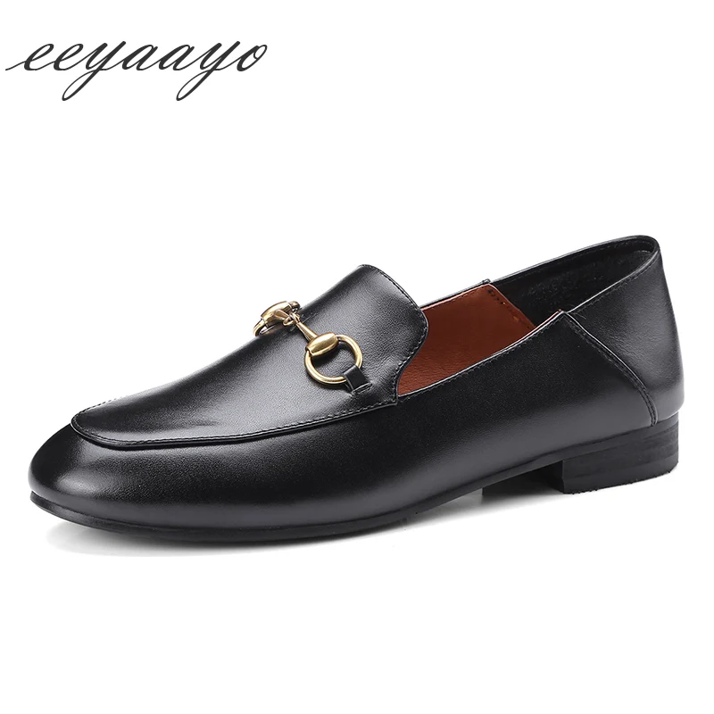 2019 New Spring/Autumn Genuine Leather Women Pumps Low Heel Round Toe Fashion Women Cow Leather Shoes Black Female Loafers
2019 New Spring/Autumn Genuine Leather Women Pumps Low Heel Round Toe Fashion Women Cow Leather Shoes Black Female Loafers
