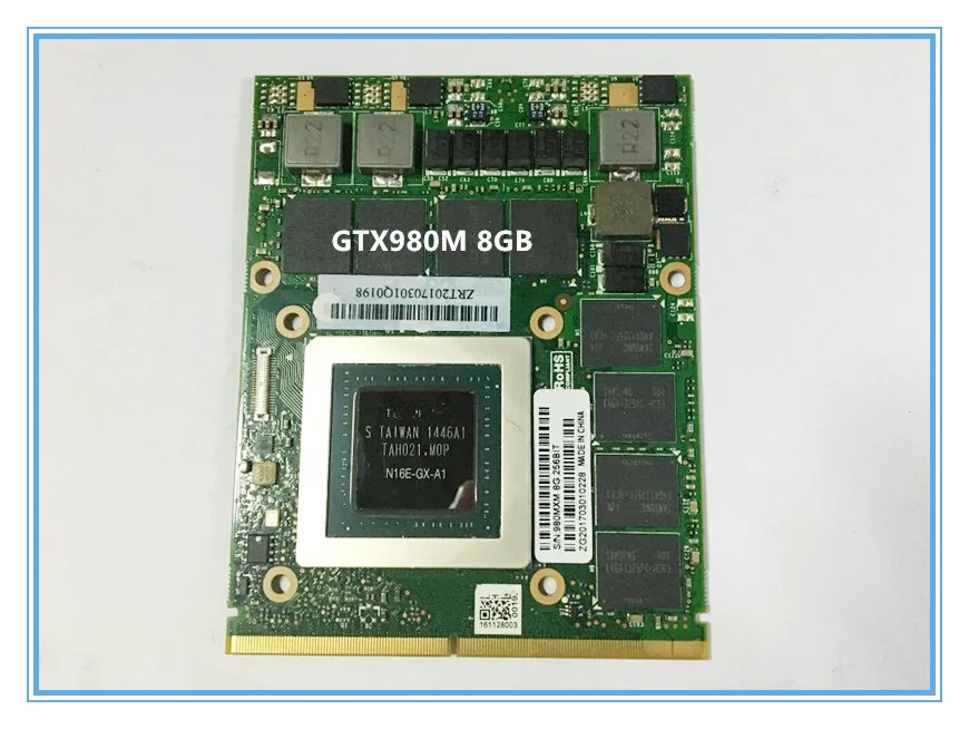 GTX980M GTX 980M Video Vga Graphics Card 8GB GDDR5 N16E-GX-A1 MS-1W0H1 for Laptop MSI GT80 gt70 16F3 16F4 1762 1763
GTX980M GTX 980M Video Vga Graphics Card 8GB GDDR5 N16E-GX-A1 MS-1W0H1 for Laptop MSI GT80 gt70 16F3 16F4 1762 1763